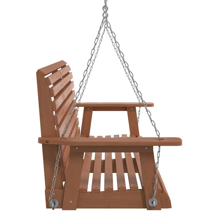 Hollywoodschaukel Mit Metallketten Massivholz Tanne