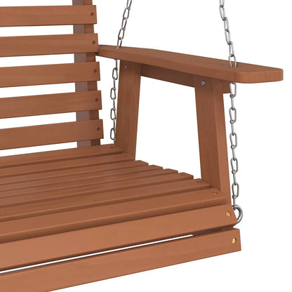 Hollywoodschaukel Mit Metallketten Massivholz Tanne