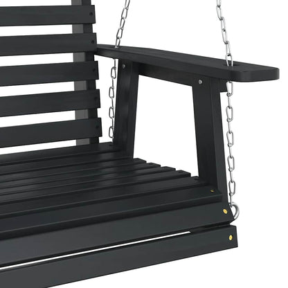 Hollywoodschaukel Mit Metallketten Massivholz Tanne