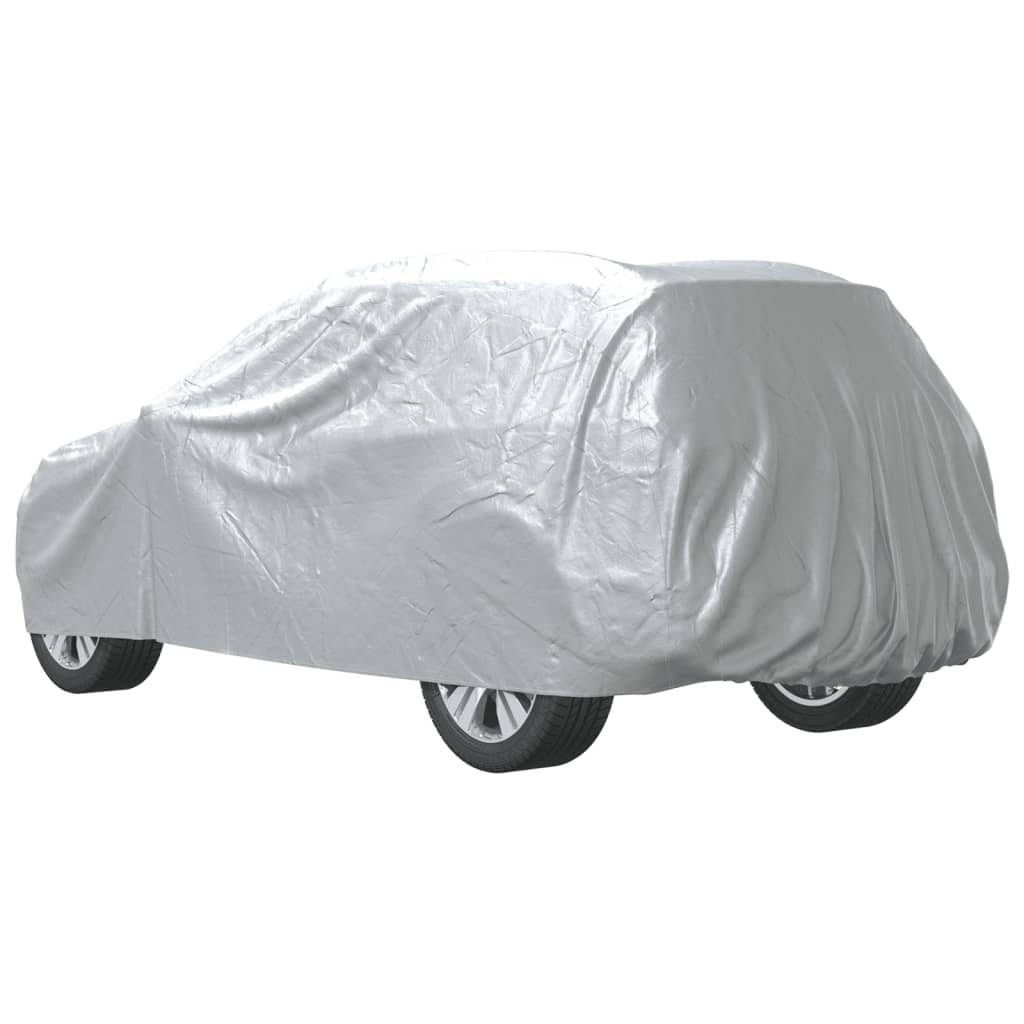 Autoabdeckung Für Suv It Schnallenrieen Voll Silbern Peva