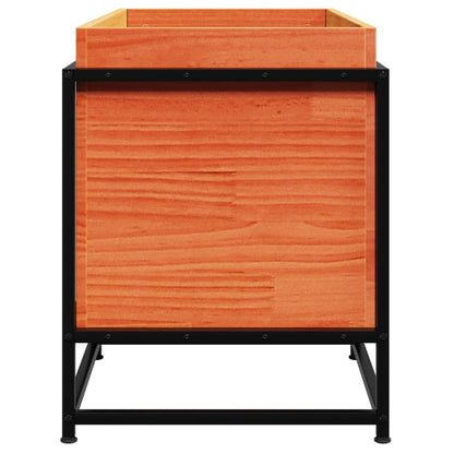 Pflanzkübel Wachsbraun 80X40X50 Cm Massivholz Kiefer