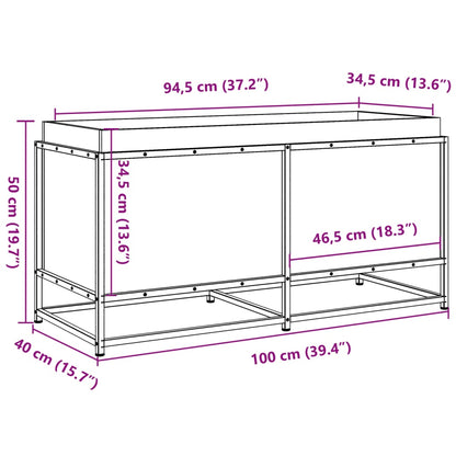 Pflanzkübel 100X40X50 Cm Kiefernholz Imprägniert