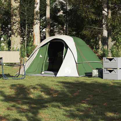 Campingzelt 4 Personen Weiß Verdunkelt Wasserdicht