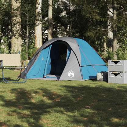 Campingzelt 4 Personen Weiß Verdunkelt Wasserdicht