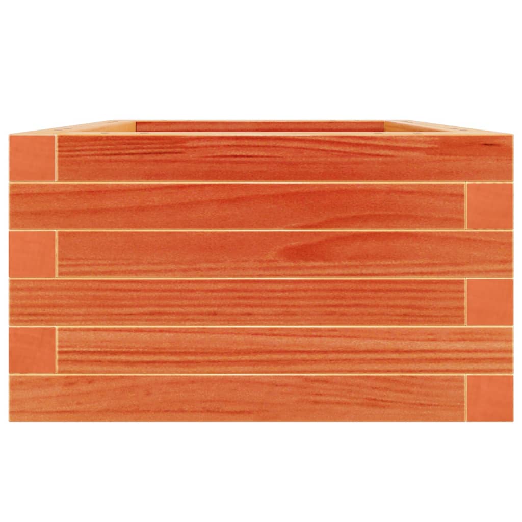 Pflanzkübel 40X40X23 Cm Massivholz Kiefer Wachsbraun