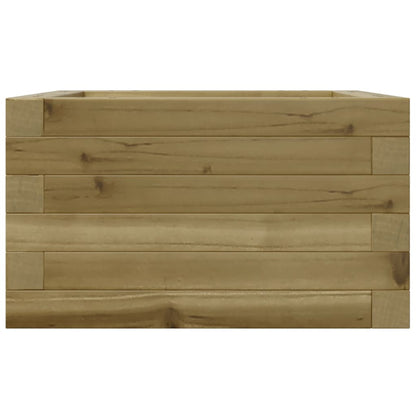 Pflanzkübel 40X40X23 Cm Kiefernholz Imprägniert Natürlich Imprägniert