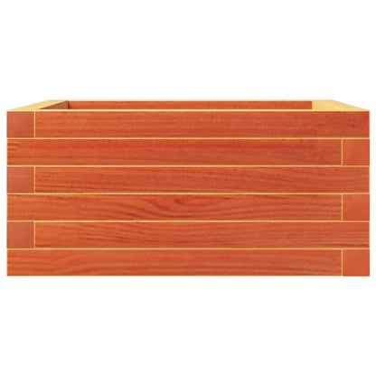 Pflanzkübel 50X50X23 Cm Massivholz Kiefer Wachsbraun