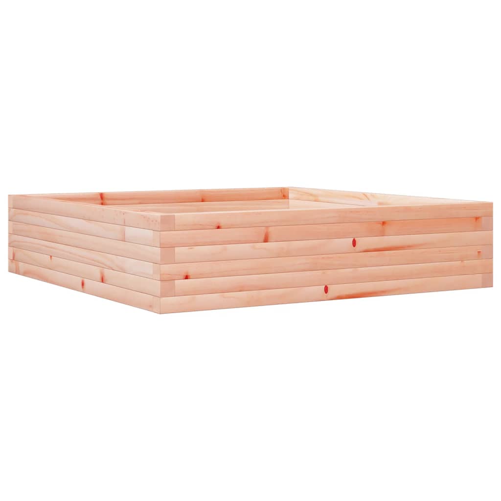 Pflanzkübel 100X100X23 Cm Massivholz Douglasie Natürliches Douglasie