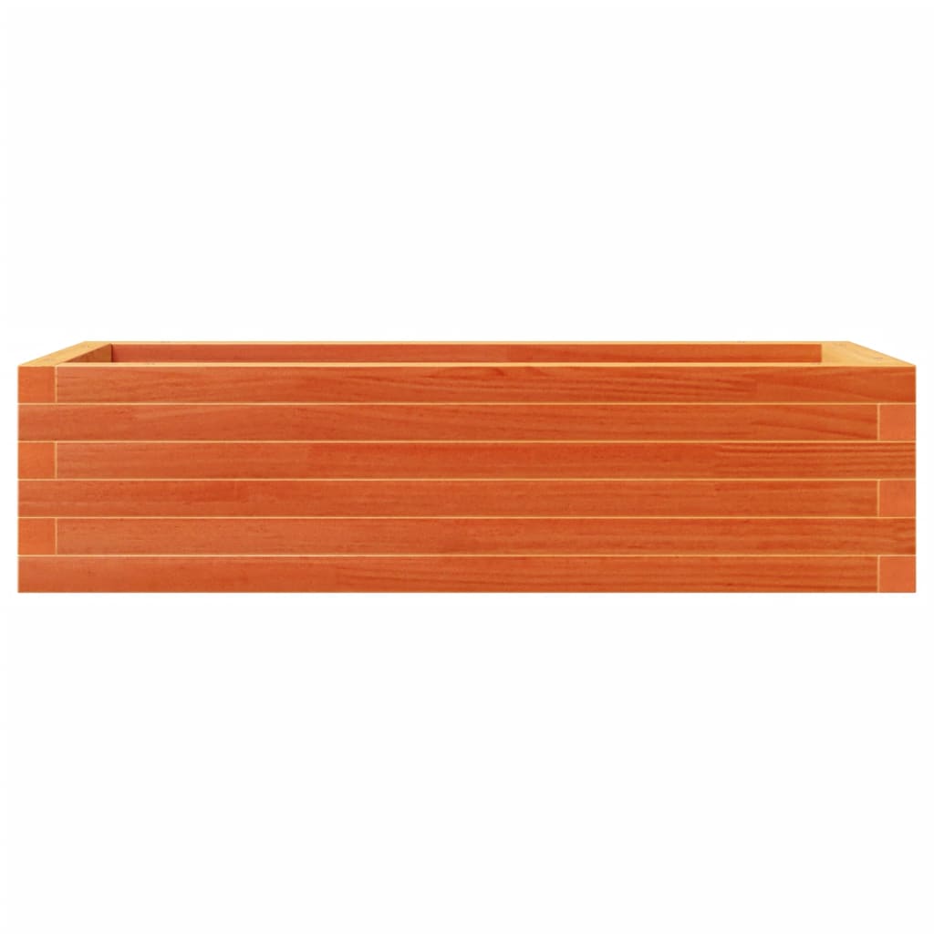 Pflanzkübel 90X40X23 Cm Massivholz Kiefer Wachsbraun