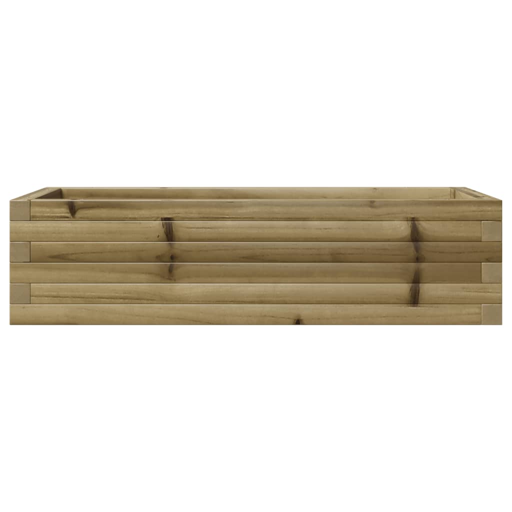 Pflanzkübel 90X40X23 Cm Kiefernholz Imprägniert Natürlich Imprägniert