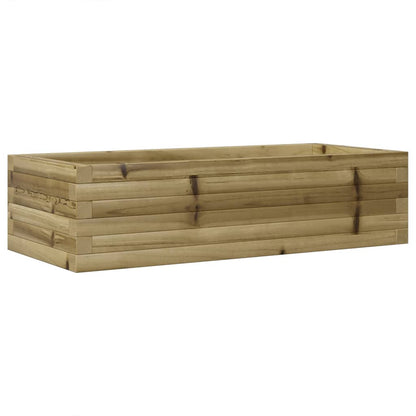 Pflanzkübel 90X40X23 Cm Kiefernholz Imprägniert Natürlich Imprägniert