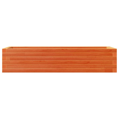 Pflanzkübel 110X40X23 Cm Massivholz Kiefer Wachsbraun