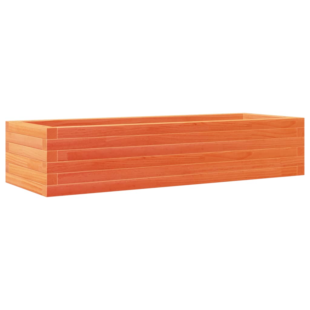 Pflanzkübel 110X40X23 Cm Massivholz Kiefer Wachsbraun