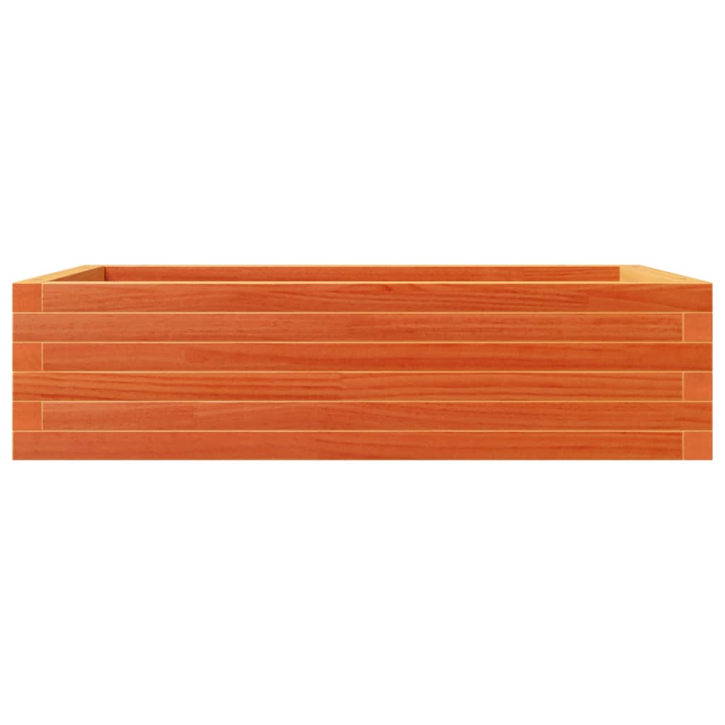 Pflanzkübel 90X60X23 Cm Massivholz Kiefer Wachsbraun