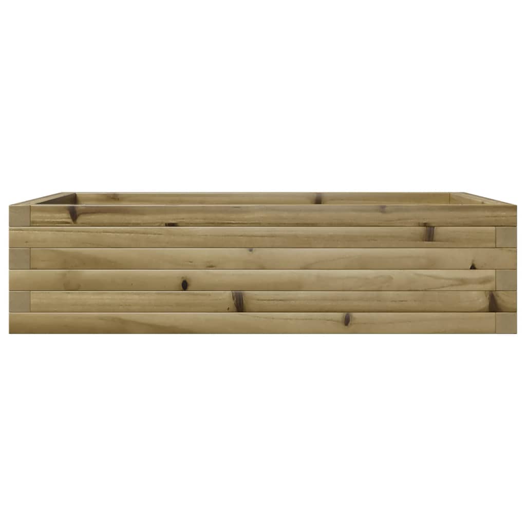 Pflanzkübel 90X60X23 Cm Kiefernholz Imprägniert Natürlich Imprägniert