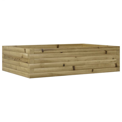 Pflanzkübel 90X60X23 Cm Kiefernholz Imprägniert Natürlich Imprägniert