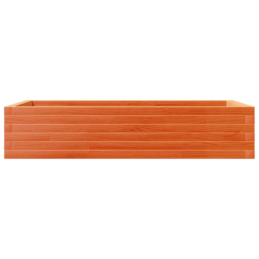 Pflanzkübel 110X60X23 Cm Massivholz Kiefer Wachsbraun