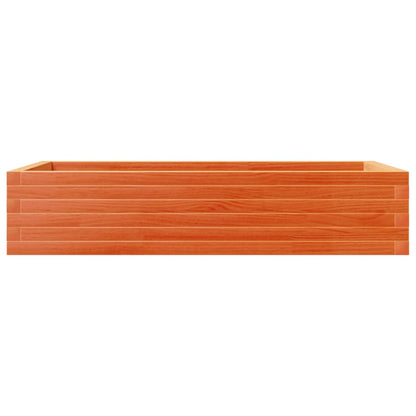 Pflanzkübel 110X60X23 Cm Massivholz Kiefer Wachsbraun