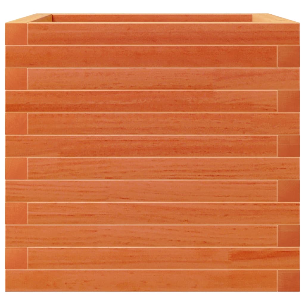 Pflanzkübel 50X50X45,5 Cm Massivholz Kiefer Wachsbraun