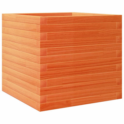Pflanzkübel 50X50X45,5 Cm Massivholz Kiefer Wachsbraun