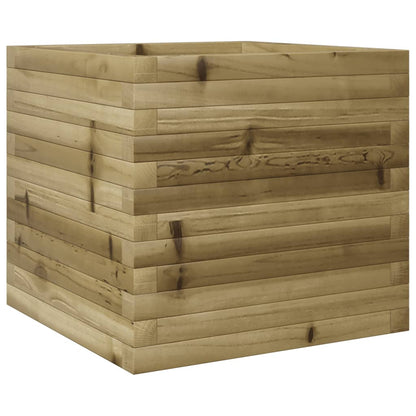 Pflanzkübel 50X50X45,5 Cm Kiefernholz Imprägniert Natürlich Imprägniert