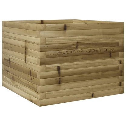 Pflanzkübel 60X60X45,5 Cm Kiefernholz Imprägniert Natürlich Imprägniert