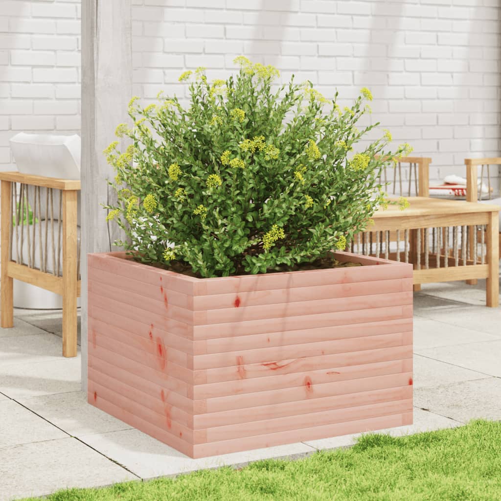Pflanzkübel 70X70X45,5 Cm Massivholz Douglasie Natürliches Douglasie