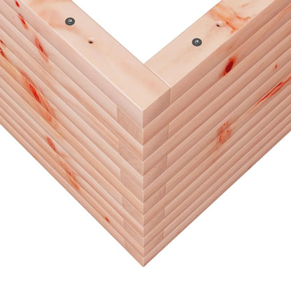 Pflanzkübel 70X70X45,5 Cm Massivholz Douglasie Natürliches Douglasie