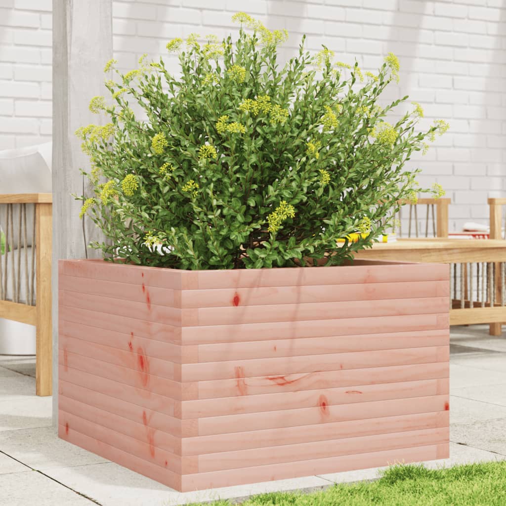 Pflanzkübel 70X70X45,5 Cm Massivholz Douglasie Natürliches Douglasie