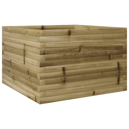 Pflanzkübel 70X70X45,5 Cm Kiefernholz Imprägniert Natürlich Imprägniert