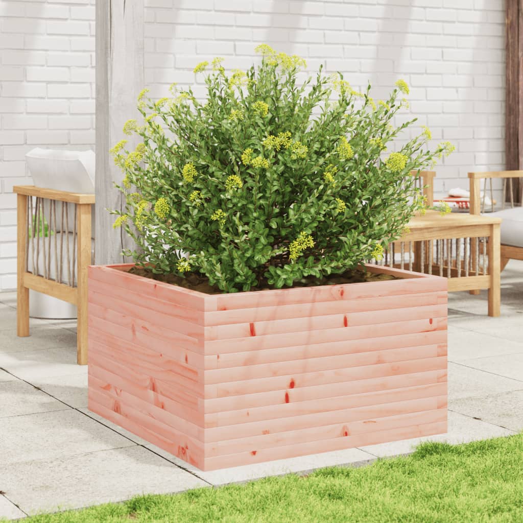Pflanzkübel 80X80X45,5 Cm Massivholz Douglasie Natürliches Douglasie