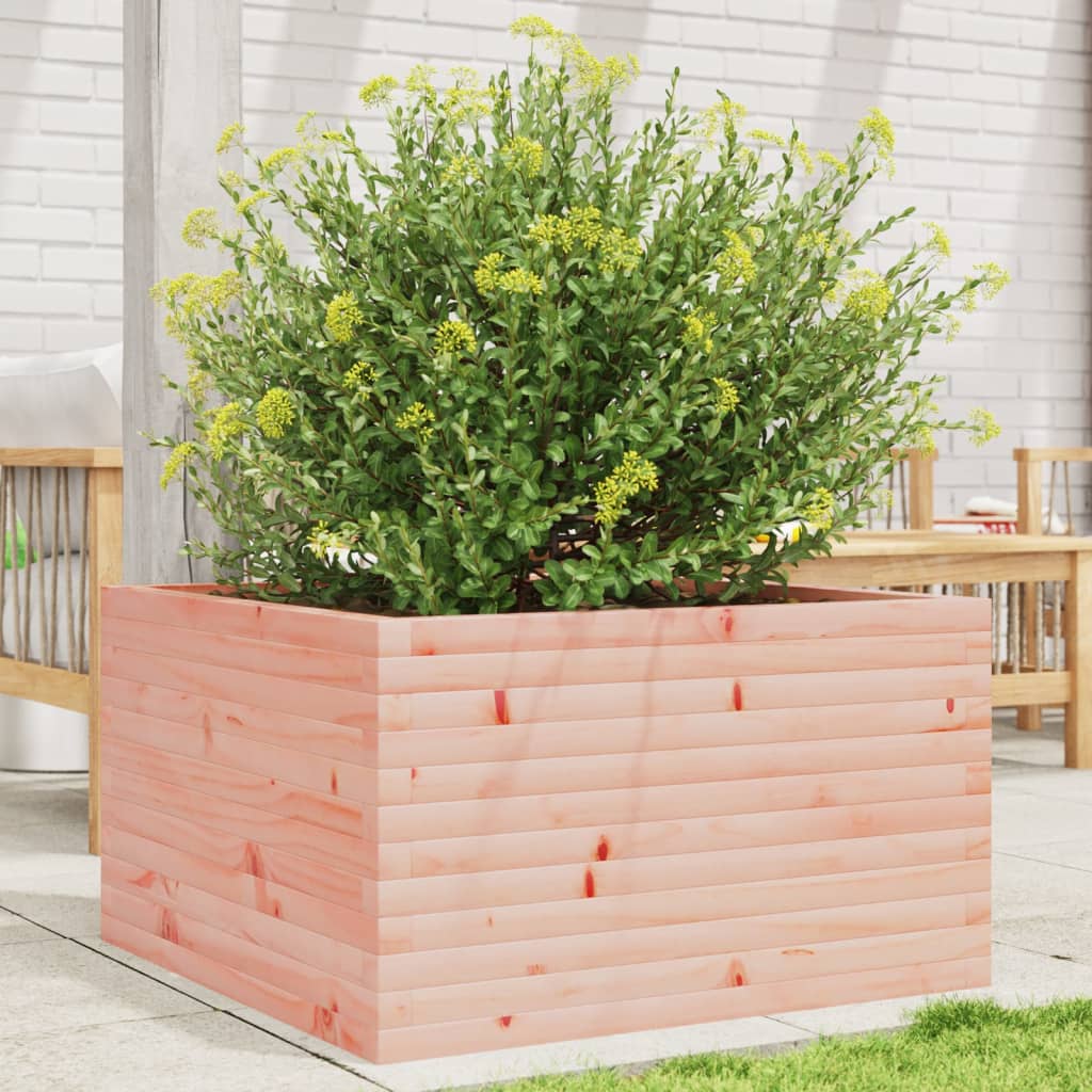 Pflanzkübel 80X80X45,5 Cm Massivholz Douglasie Natürliches Douglasie