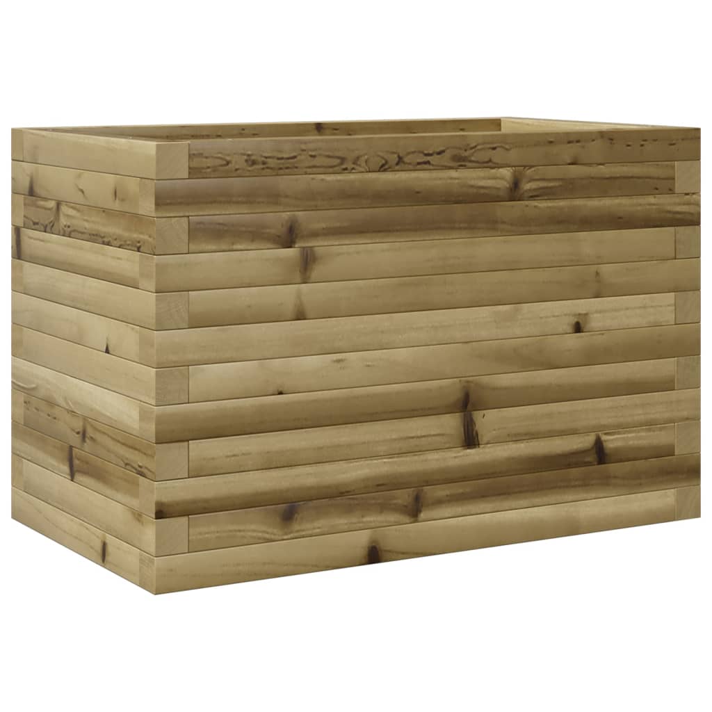 Pflanzkübel 70X40X45,5 Cm Kiefernholz Imprägniert Natürlich Imprägniert