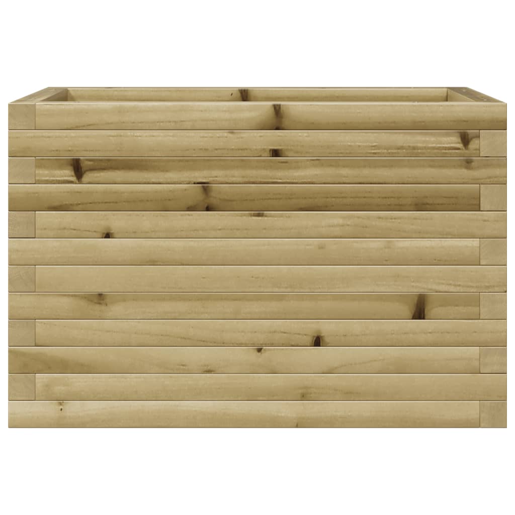 Pflanzkübel 70X40X45,5 Cm Kiefernholz Imprägniert Natürlich Imprägniert