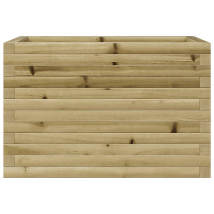 Pflanzkübel 70X40X45,5 Cm Kiefernholz Imprägniert Natürlich Imprägniert