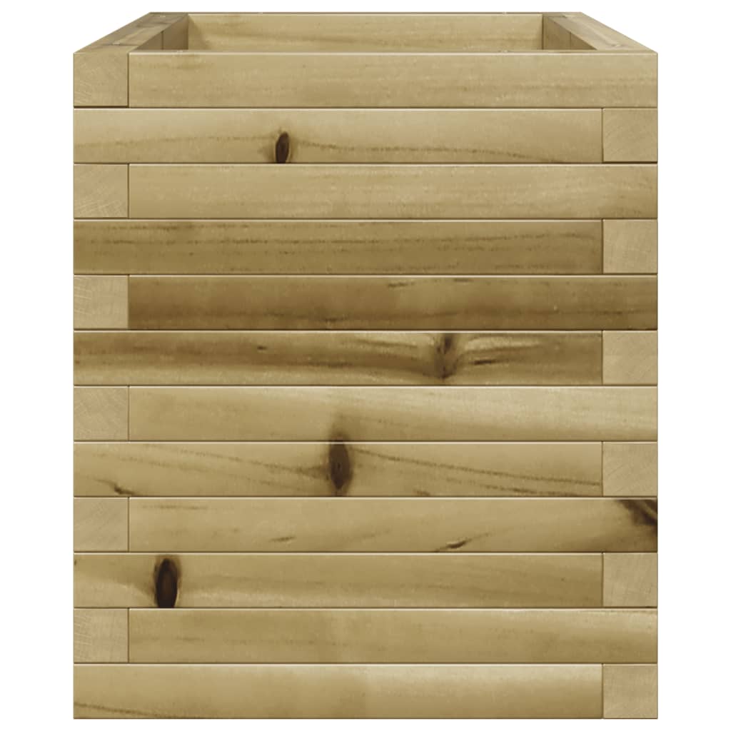 Pflanzkübel 70X40X45,5 Cm Kiefernholz Imprägniert Natürlich Imprägniert