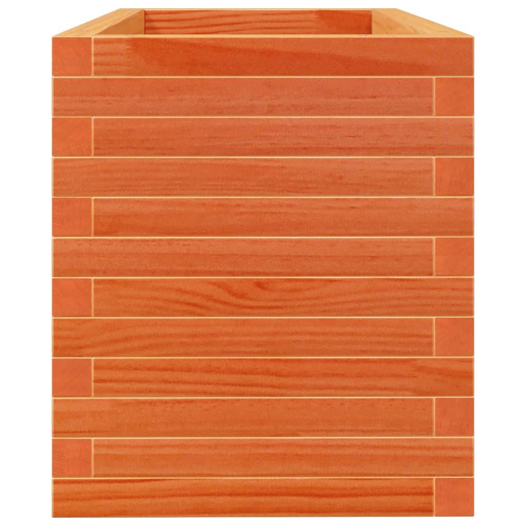 Pflanzkübel 90X40X45,5 Cm Massivholz Kiefer Wachsbraun