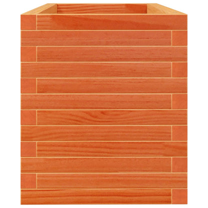 Pflanzkübel 90X40X45,5 Cm Massivholz Kiefer Wachsbraun