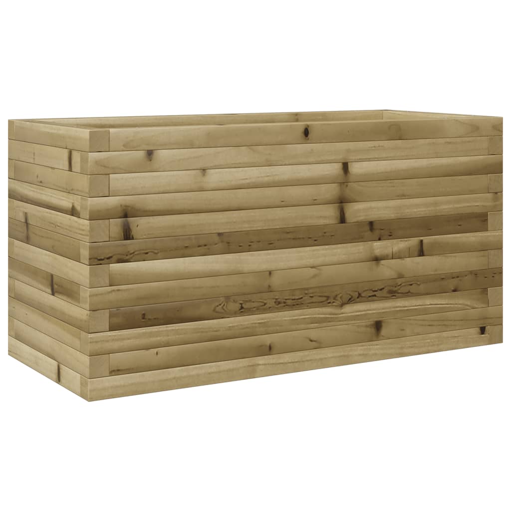 Pflanzkübel 90X40X45,5 Cm Kiefernholz Imprägniert Natürlich Imprägniert