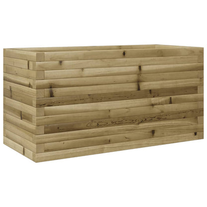 Pflanzkübel 90X40X45,5 Cm Kiefernholz Imprägniert Natürlich Imprägniert
