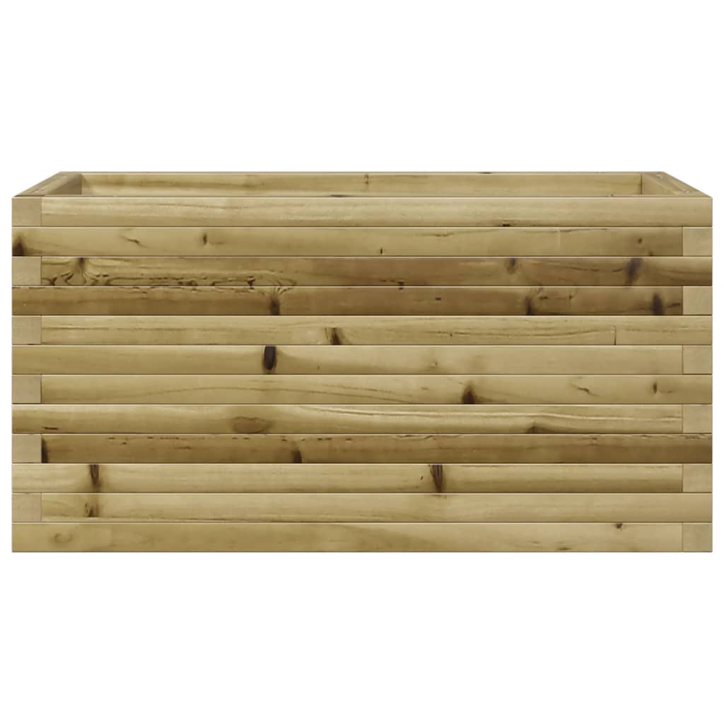 Pflanzkübel 90X40X45,5 Cm Kiefernholz Imprägniert Natürlich Imprägniert