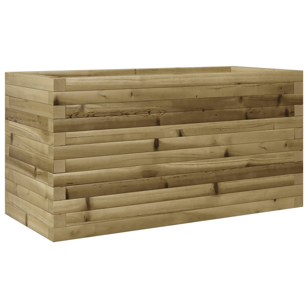 Pflanzkübel 90X40X45,5 Cm Kiefernholz Imprägniert Natürlich Imprägniert