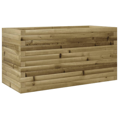 Pflanzkübel 90X40X45,5 Cm Kiefernholz Imprägniert Natürlich Imprägniert