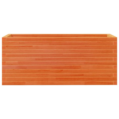 Pflanzkübel 110X40X45,5 Cm Massivholz Kiefer Wachsbraun