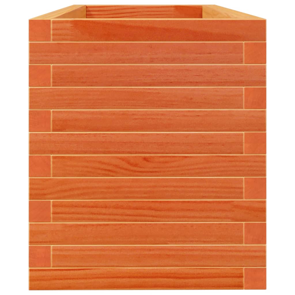 Pflanzkübel 110X40X45,5 Cm Massivholz Kiefer Wachsbraun