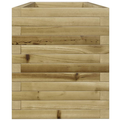 Pflanzkübel 110X40X45,5 Cm Kiefernholz Imprägniert Wachsbraun