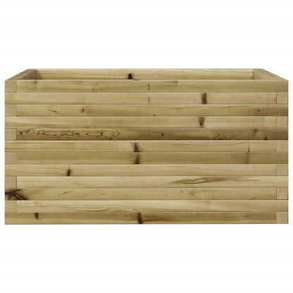 Pflanzkübel 90X60X45,5 Cm Kiefernholz Imprägniert Natürlich Imprägniert