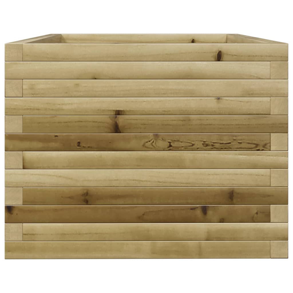 Pflanzkübel 90X60X45,5 Cm Kiefernholz Imprägniert Natürlich Imprägniert