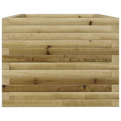 Pflanzkübel 90X60X45,5 Cm Kiefernholz Imprägniert Natürlich Imprägniert