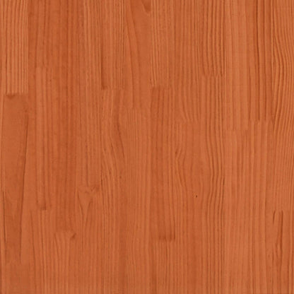 Pflanzkübel 110X60X45,5 Cm Massivholz Kiefer Wachsbraun